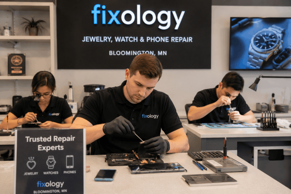 Jewelry watch and phone repair in Bloomington MN experts
